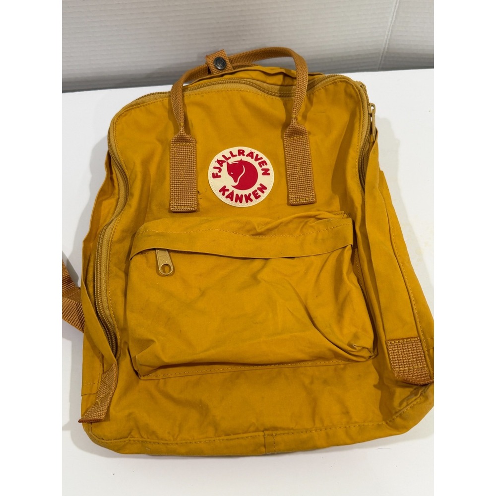 Fjallraven Kanken Mini Backpack Yellow Mustard Ochre Small Classic Bag Tote